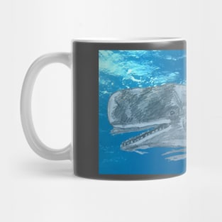 Cachalot by the Ocean Surface Mug